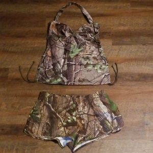 Swim suit/ halterkini/board shorts